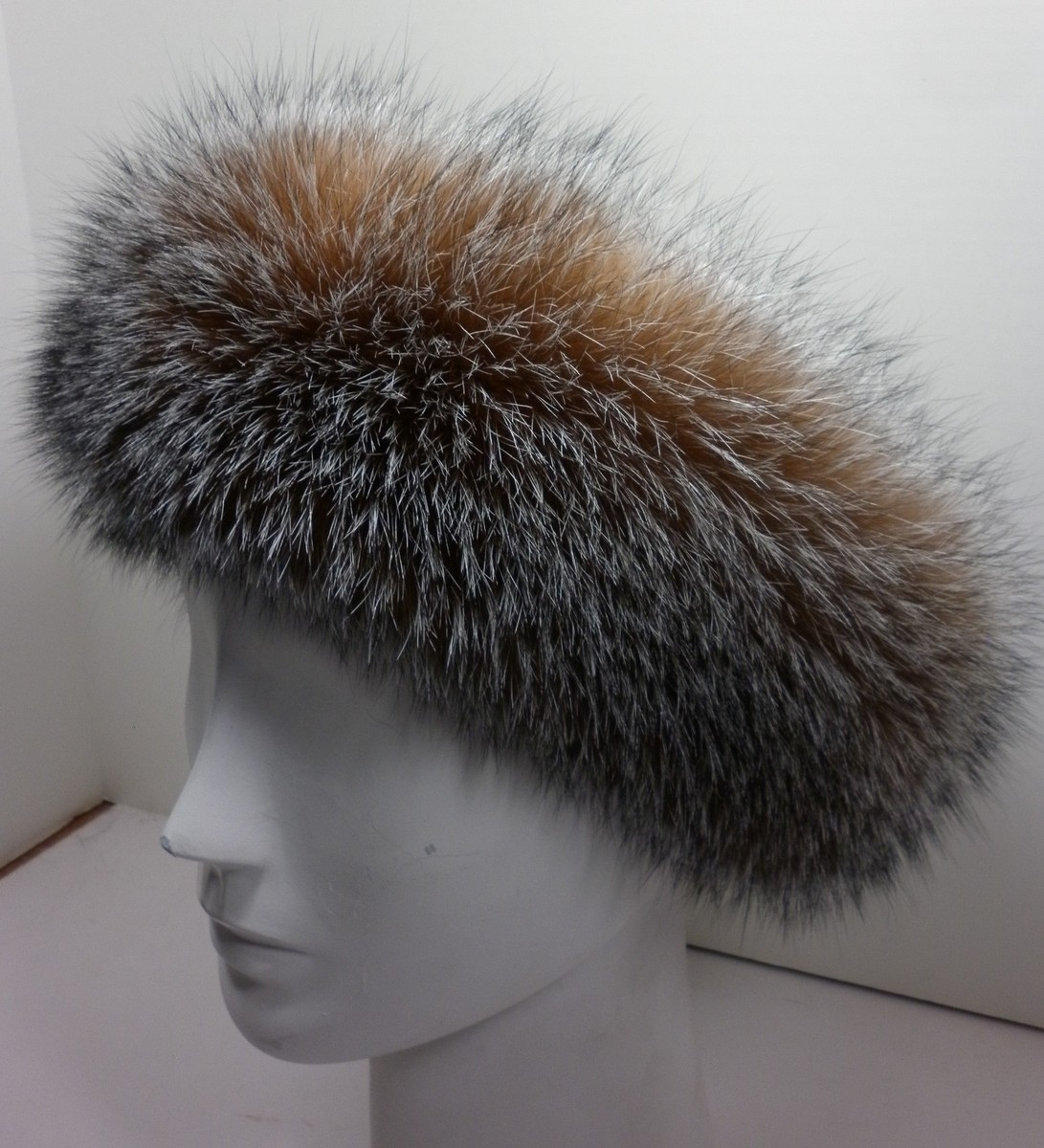 Vintage Fox Fur Headband - The Kakas Fur Company Women Real Fox Fur Headband, Real Fur Hairband, Fox Fur Ear  main image 3