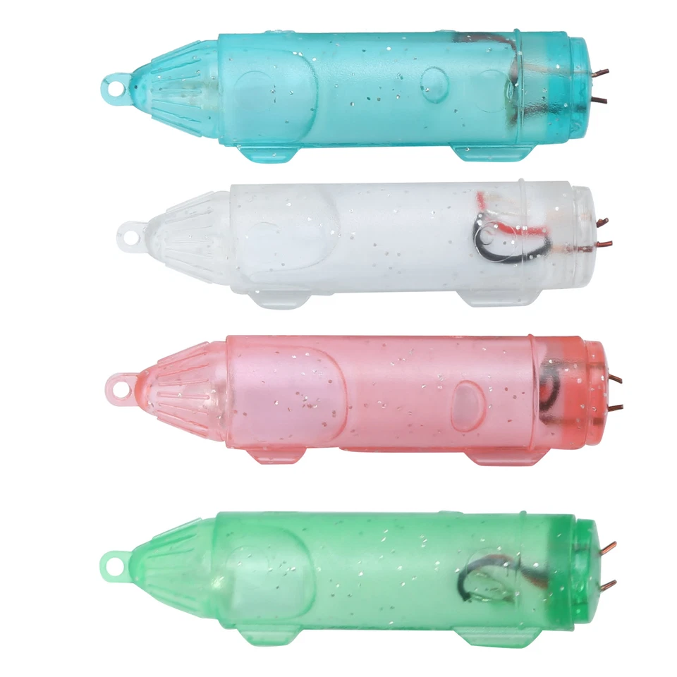 4Pcs Angeln LED Lure Light Unterwasser-Lure Lampe Wasserdicht Köder Licht - Bild 3 von 4