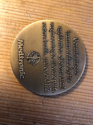 Medtronic -10 Year Service Medal - Solid Bronze | eBay