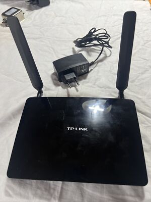   TP-LINK TL-MR6400 300Mbps 4G LTE Wi-Fi Router - Black