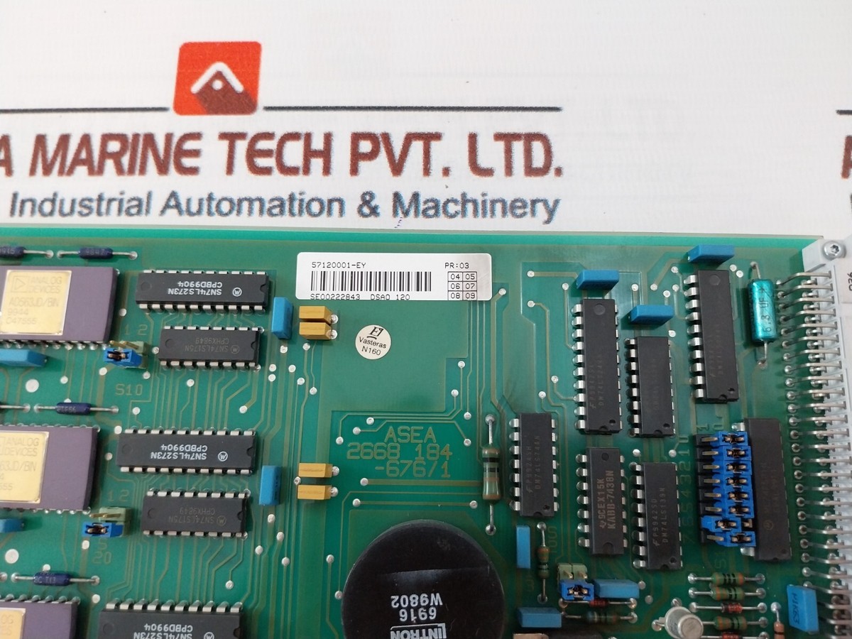 ASEA 57120001-EY Printed Circuit Board 2668 184-676/1 | eBay