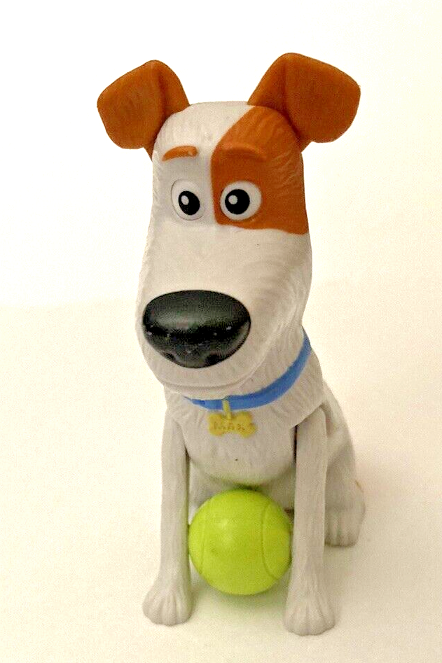 Secret Life of Pets Burger King toy Max the dog movable 2016