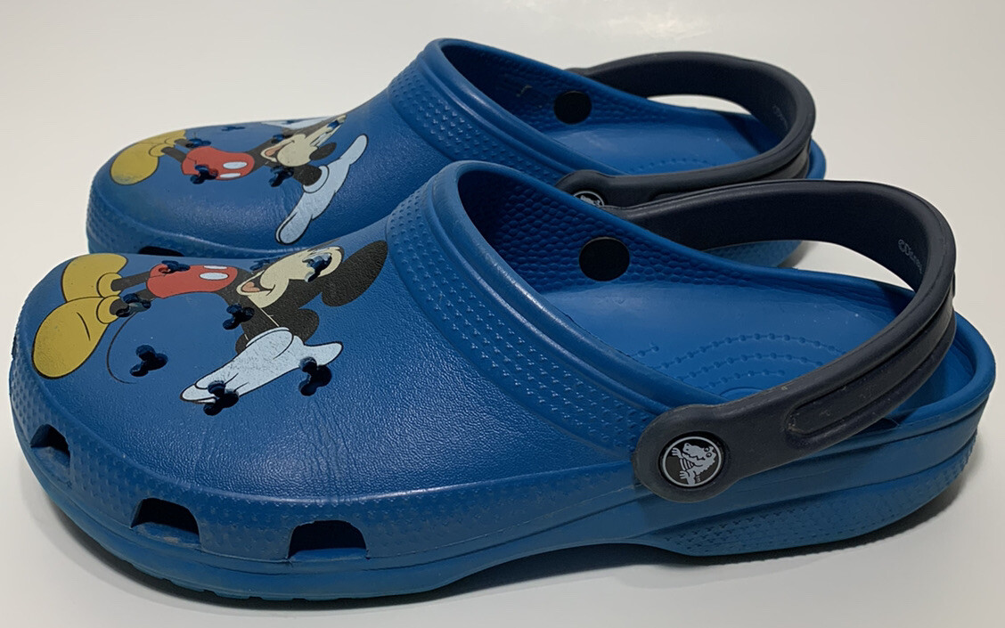 Crocs Clogs Disney Mickey Mouse Blue 8M/10W | eBay display picture 3