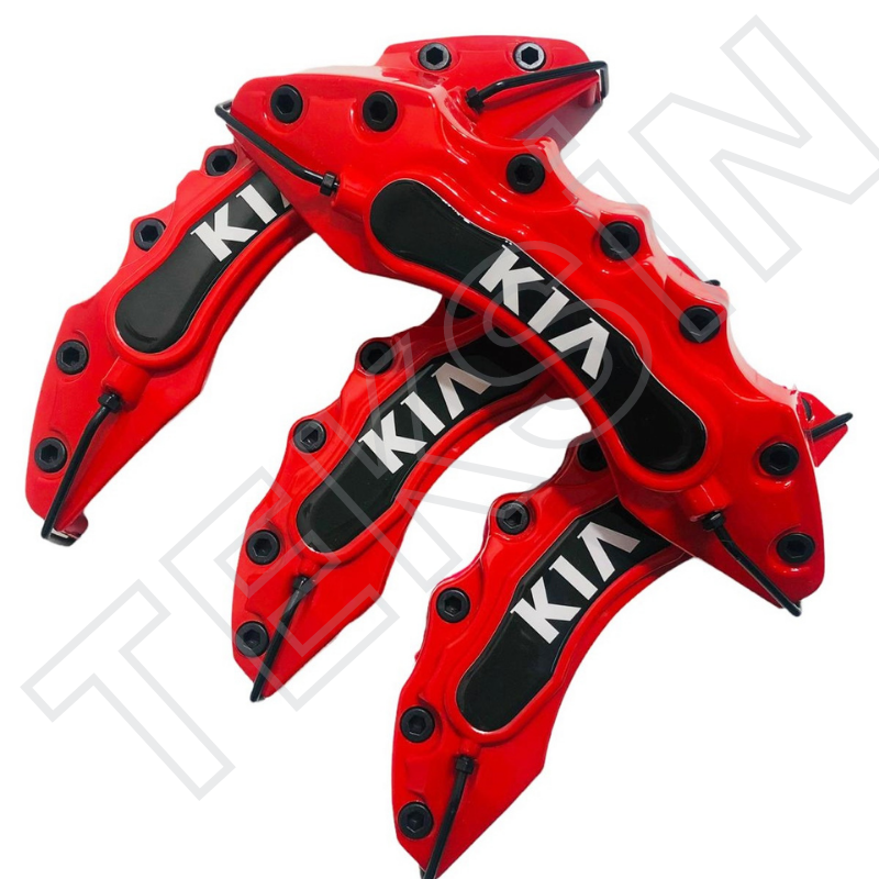 4Pcs Kia Caliper Cover Red 3D Brake Style Disc eBay