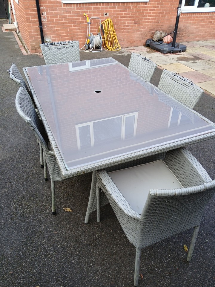 Outdoor furniture set used eBay