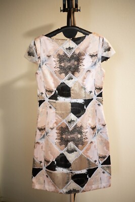 Vince Camuto Cocktail Dress Pink And Rose gold