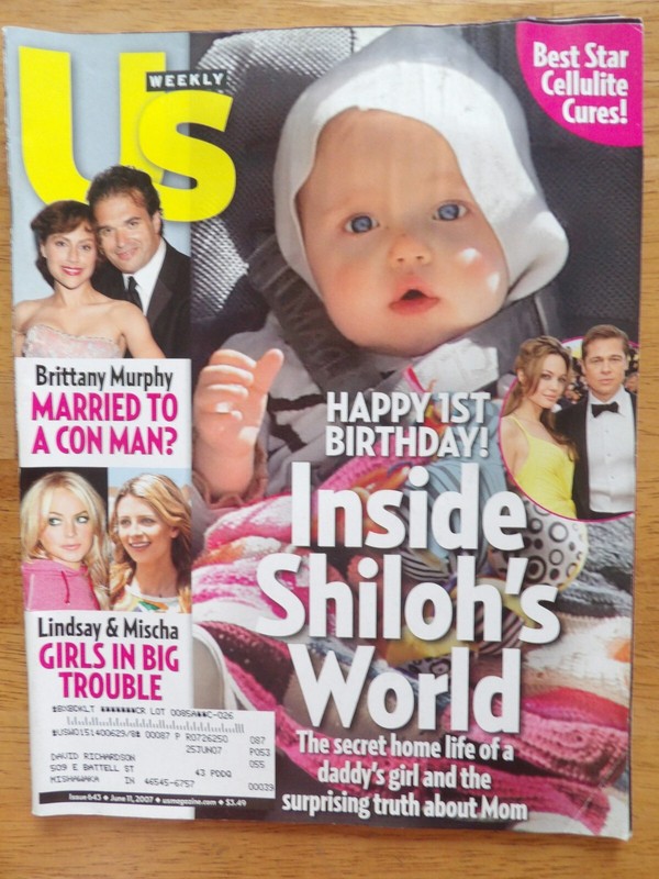 US WEEKLY MAGAZINE 6-11-07 BRITTANY MURPHY, LINDSAY LOHAN,BRAD PITT