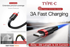GENUINE Baseus USB Type C Cable Fast Charge T...
