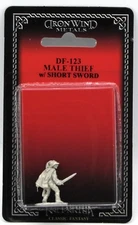 Ral Partha DF-123 Male Thief with Short Sword (Player Characters) Rogue Warrior