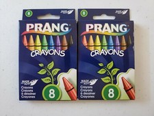  2 2013 New Prang Crayons 8 Packs Made with Soy Dixon Ticonderoga Company