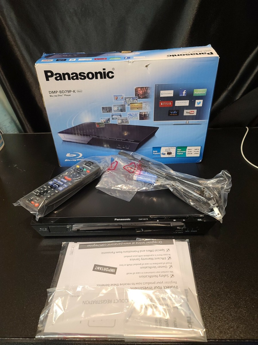 Panasonic DMP-BD79P-K DVD Blue-Ray Player New Open | eBay