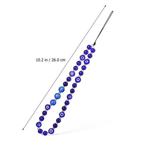 3 Pack Lanyard Beads Phone Jewellery Chain Miss Beaded Mobile Evil Eye Hanging - 第 2/12 張圖片