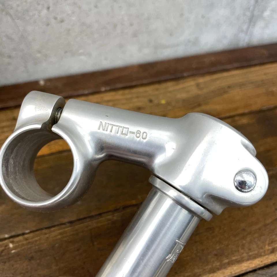 Vintage Nitto NJS Stem Track NOS 60 mm Reversible Pista Quill 22.2 1" - Image 4 of 4