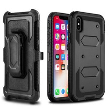 For iPhone X XS XR XS MAX 7 8 Pus Hybrid Shockproof Rugged Protective Cover