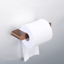 Bathroom Stainless Steel Brushed Rose Gold Toilet Roll Paper Holder Wall Mount