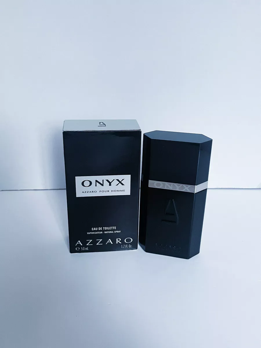AZZARO ONYX BY AZZARO 1.7 OZ 50 ML EDT SPRAY FOR MEN NIB NO SEAL RARE FIND