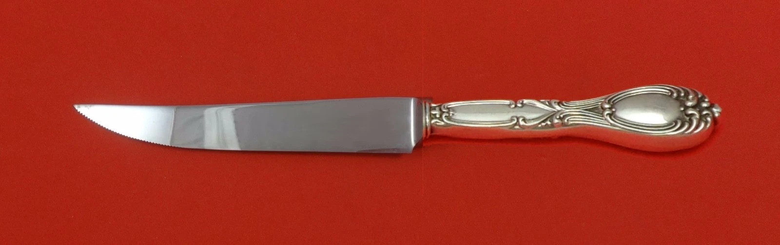 Victoria by Frank Whiting Sterling Silver Steak Knife Serrated Custom 8 1/2"