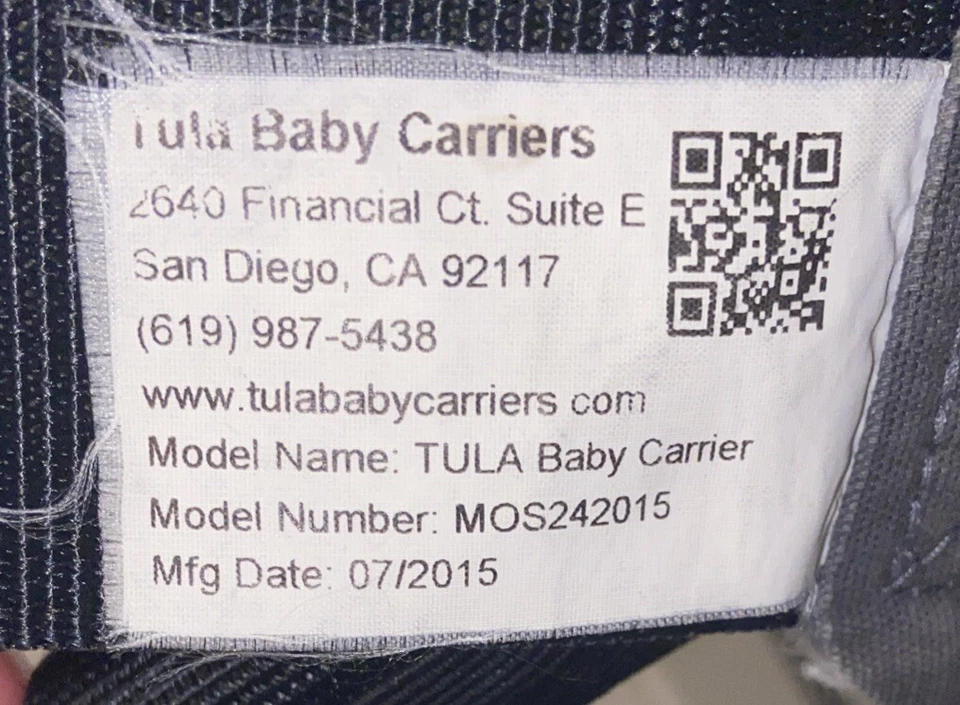 Portabebés Tula Archer Estándar Ergonómico 15-45 Lbs Gris Amarillo Unisex Foto 4 de 4
