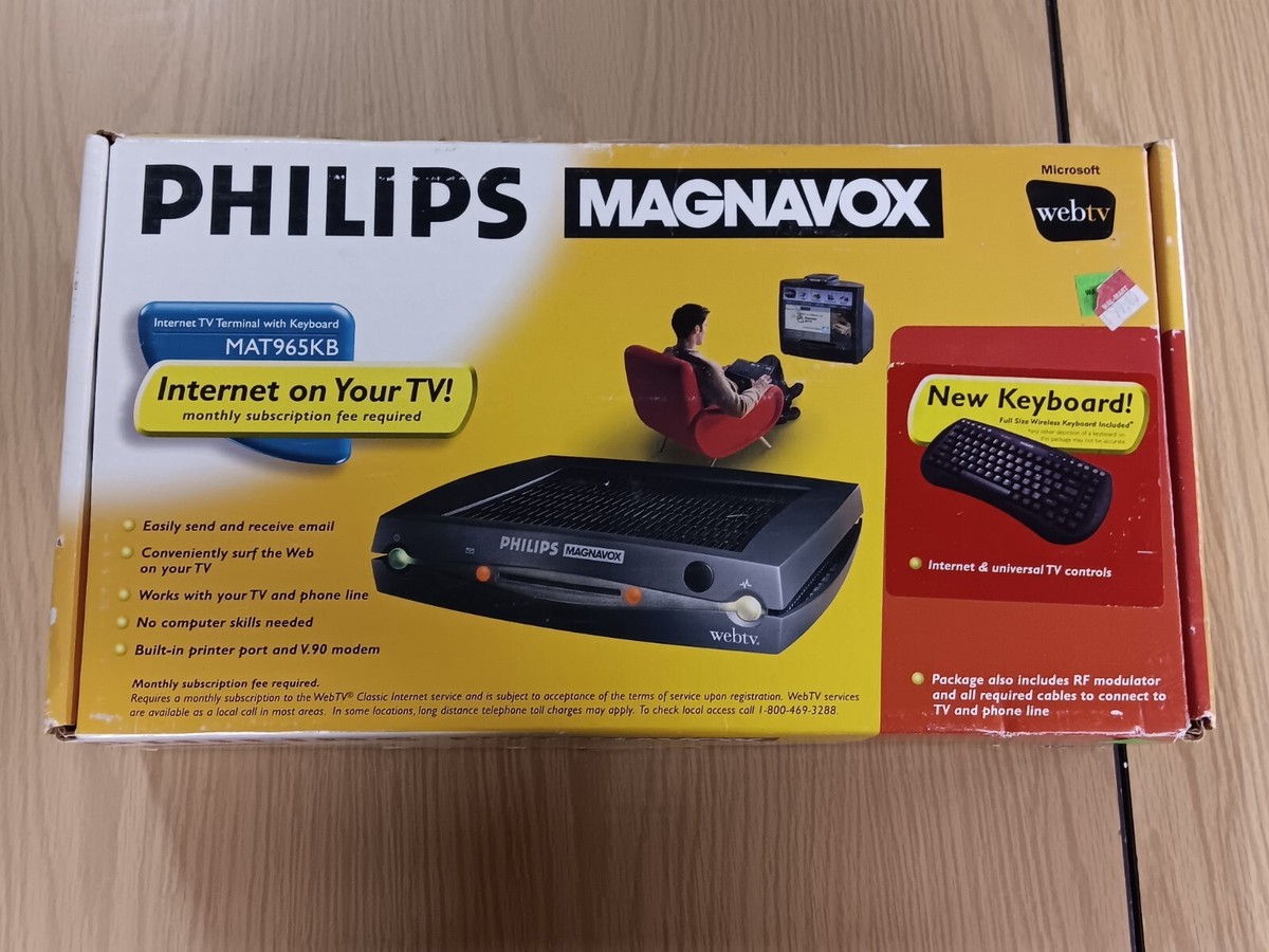 Philips Magnavox Internet Web TV Terminal Model # MAT965KB ODDWARE