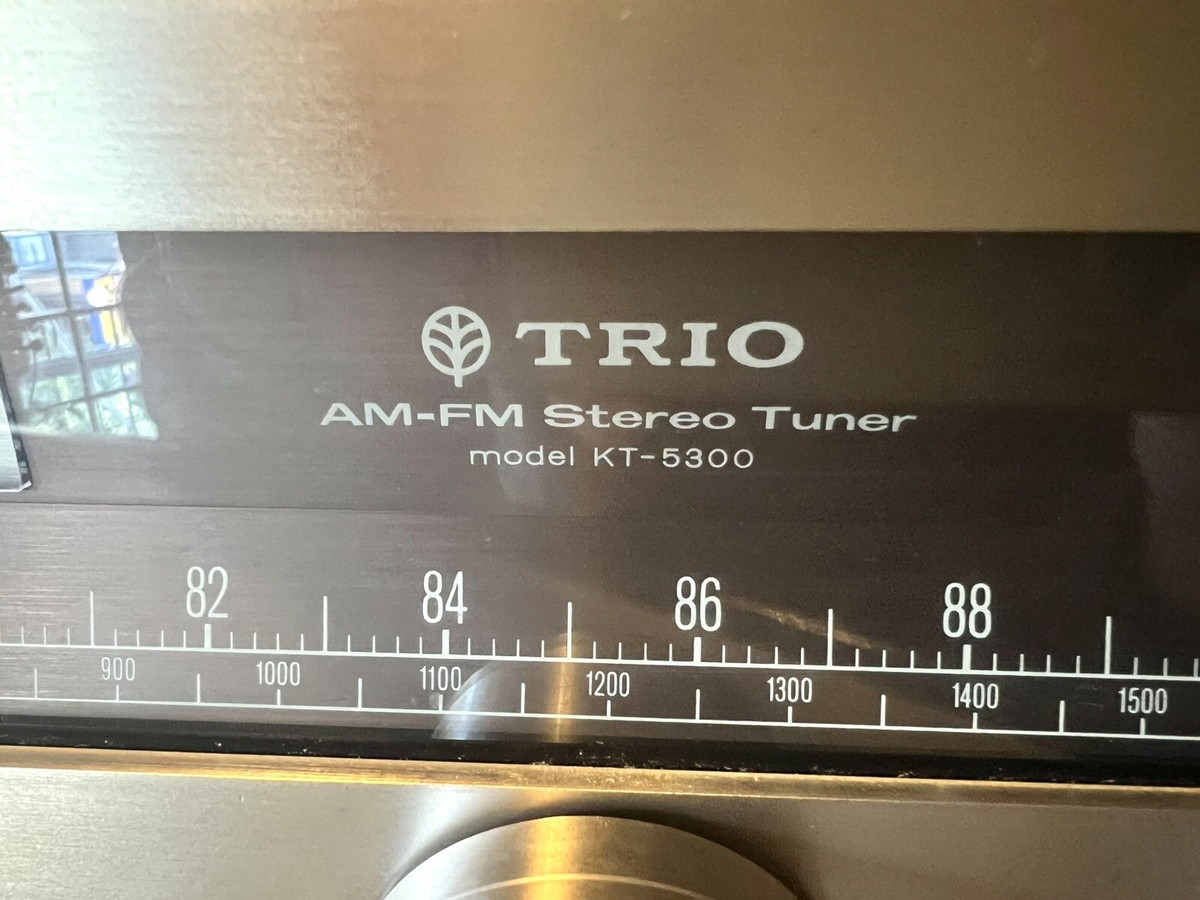 TRIO Kenwood KT-5300 AM/FM Stereo Tuner Japanese Vintage | eBay