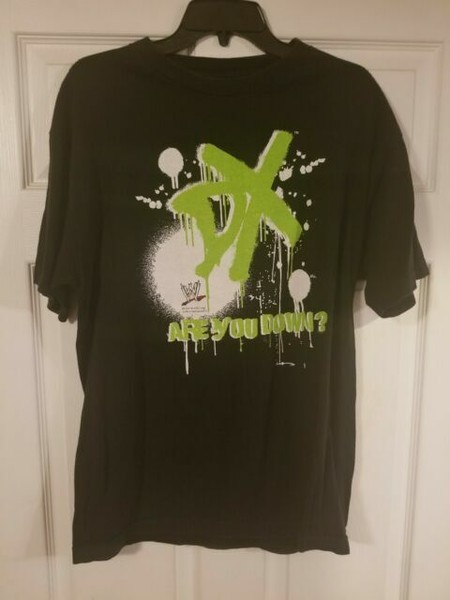 Vintage WWE DX Shirt World Wrestling Entertainment Are You Down? Adult