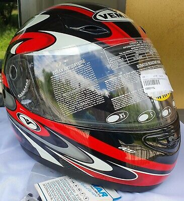 Helmet Vemar vss versus Fiber Size XL Motorcycle Scooter Full face hemet |  eBay