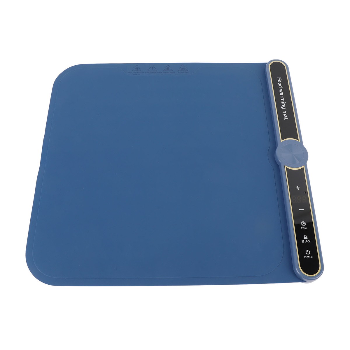 Electric Food Warming Mat - Silicone Heating Pad With Adjustable Temp & Timer For Parties & Home