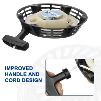 Coperchio Avviamento A Strappo Per Motori Harbor Freight Predator 212cc 6.5HP/7HP - Nuovo