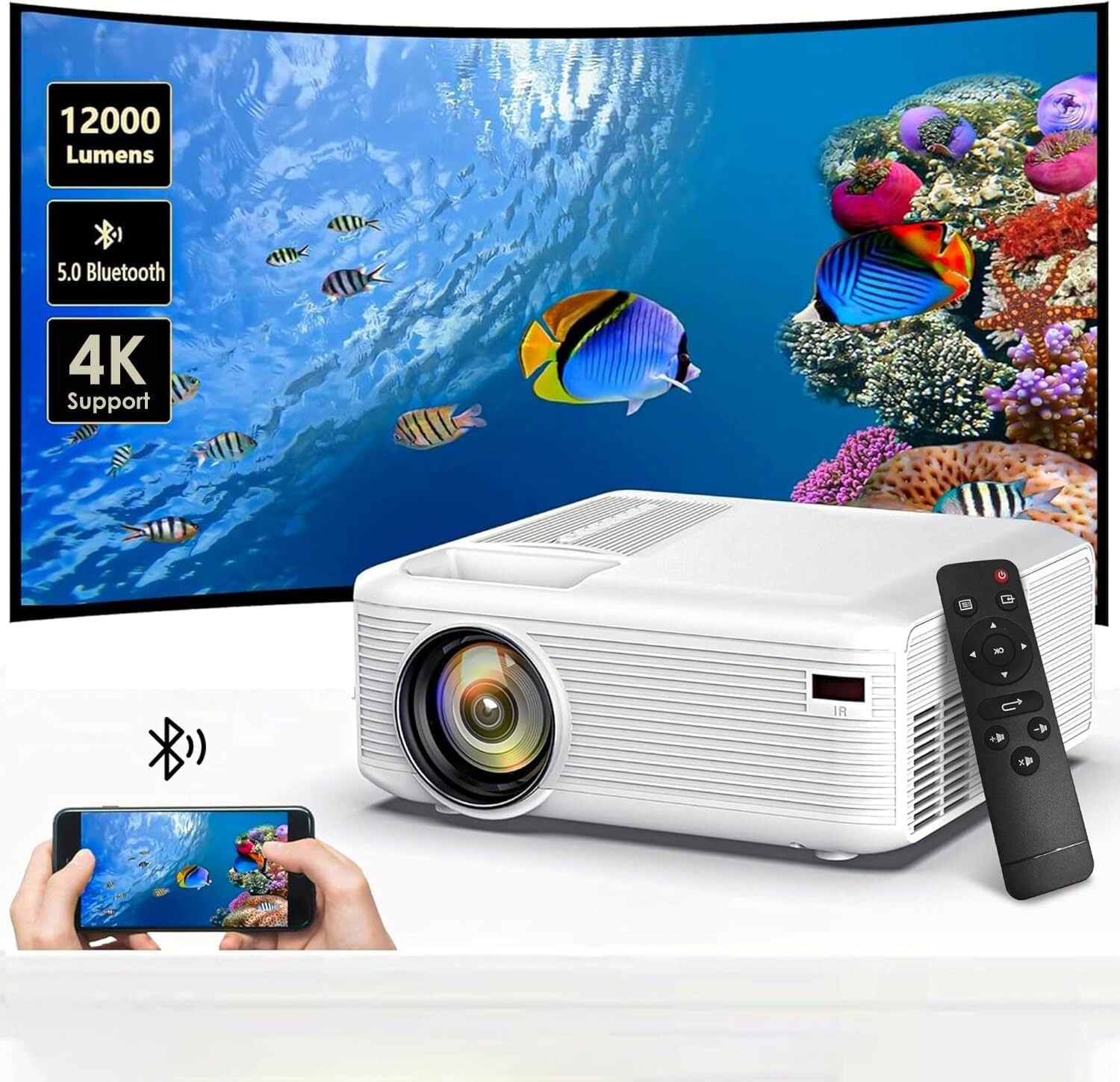 新品未開封 nitemi LCD PROJECTOR フルHD プロジェクター Vivid 200