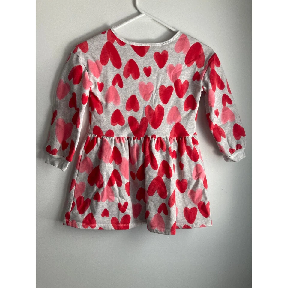 Carter's Valentine's Day 心形连衣裙 女孩 尺寸 6X — 第 4/4 张图片