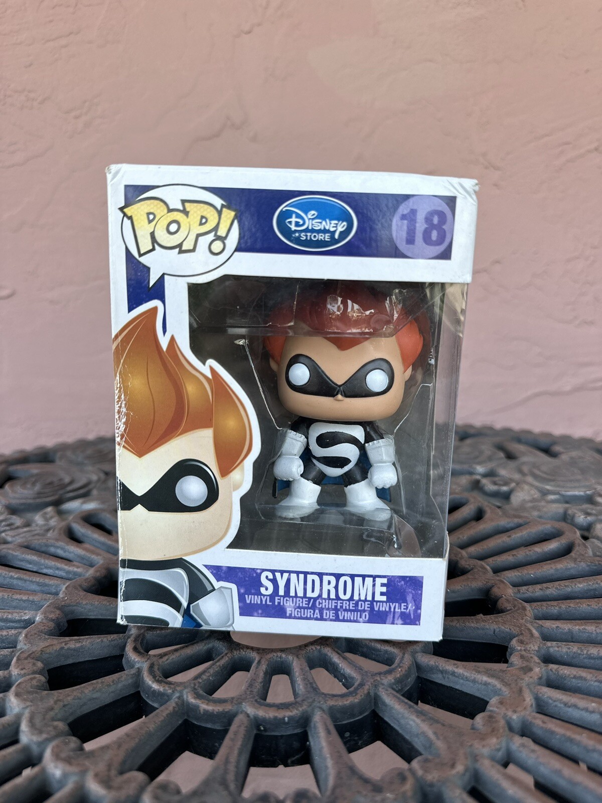 Sale Funko Pop! Disney Pixar The Incredibles Syndrome #18 Vinyl Figure Damaged Box