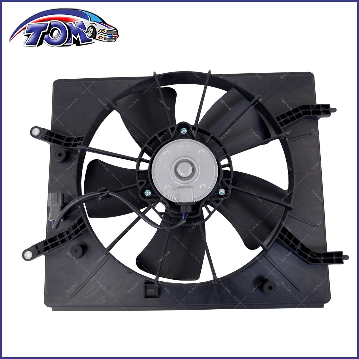 Honda Pilot Acura MDX Driver Side Radiator Cooling Fan Assembly TRQ RFA83435