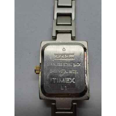 Carriage by Timex women\'s watch. Square face with two toned metal band Carriage by Timex women main image 2