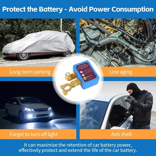12V 250A Kill Switch Remote Battery Disconnect Switch Battery Cut Off Switch US - Picture 6 of 14