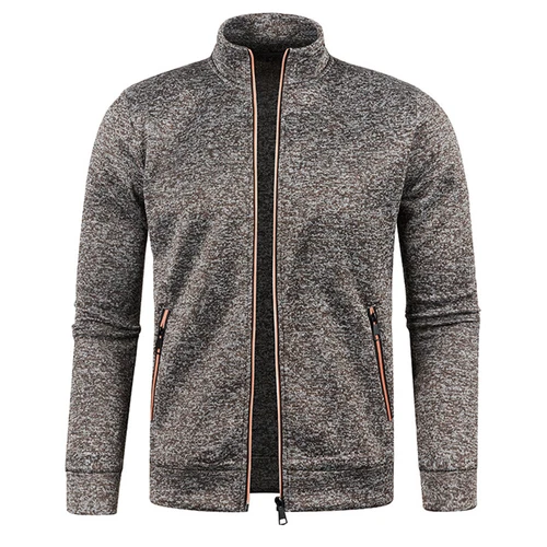 Para Hombres Tejido Cremallera Suéter Cárdigan Jersey Prendas para el torso Sudadera Chaqueta Abrigo Prendas de abrigo Reino Unido - Imagen 7 de 30