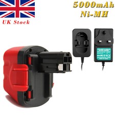 Batteria/Caricabatterie 5Ah 12V Ni-MH per Bosch BAT043 BAT045 BAT049 2607335249 PSR12VE 
