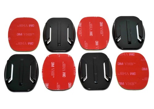 32 Pezzi Adesivi E Supporti Per GoPro E DJI Action - Base Piatta E Curva - Adesivo 3M - Per Casco, Sci, Surf E Sport Estremi