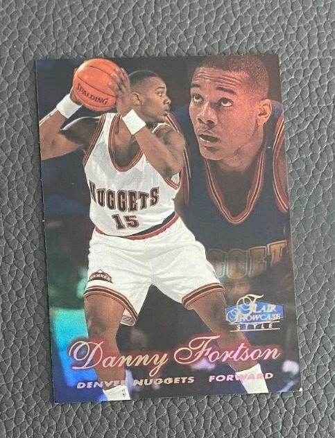 1997-98 Flair Showcase Row 2 Danny Fortson #24 Rookie RC Nuggets