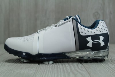 35 Under Armour Mens Spieth One Golf Shoes 1288574-141 White/Steel/Academy 7 15