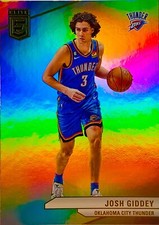 Josh Giddey 2023-24 Donruss Elite Basketball Holo Refractor Base Card #71