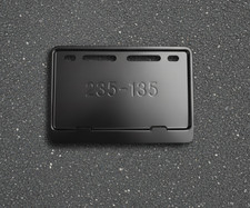 Cadre en alliage d'aluminium cadre plaque d'immatriculation moto solution de mon