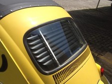 Persianas venecianas ventana trasera listones fijos negros Volkswagen VW T1 Bug Beetle 10445