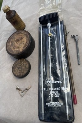 Lot PercussionBox Patent 1867 J.Goldmark U.S. Musket Caps Bear Grease  