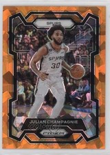 2023-24 Panini Prizm Orange Ice Prizm Julian Champagnie #124 0q3