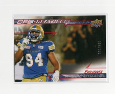 2023 UD CFL Greatness Exclusives - #CG-JJ Jackson Jeffcoat #'d 039/100!!