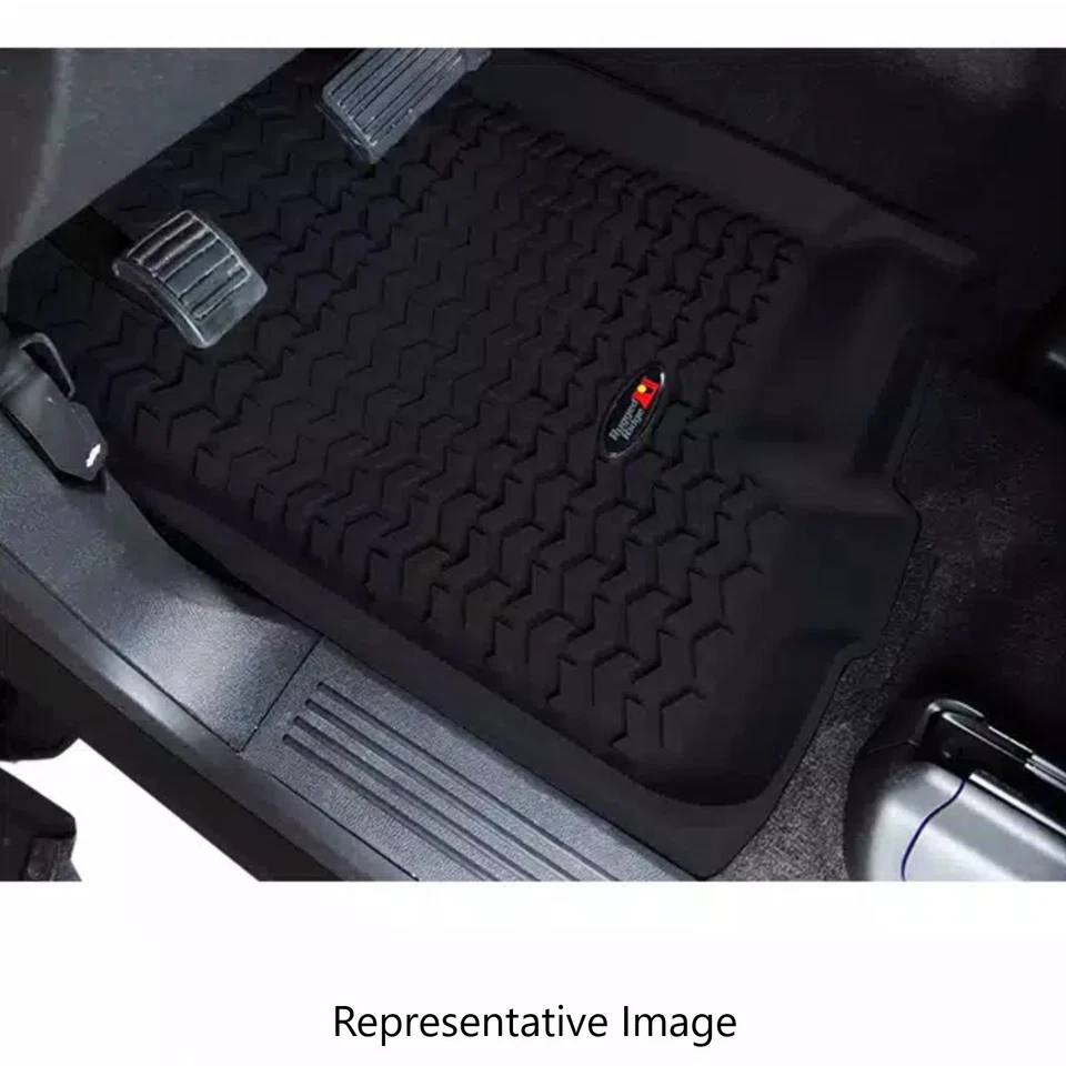 Rugged Ridge All Terrain Front Row Black 2-Pc Floor Liners for Grand Cherokee - Image 2 of 4