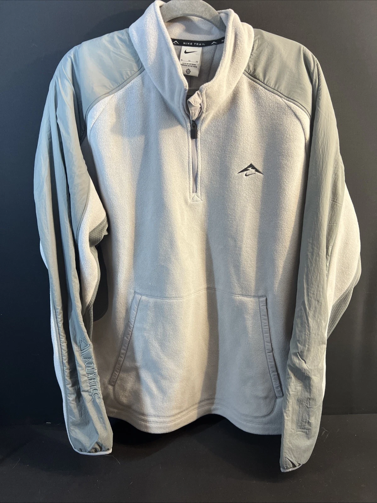 Nike Trail Polartec Men's 1/4-Zip Fleece Running Top FV9962-289 Size XL NWT