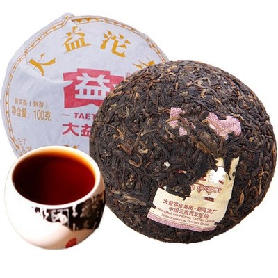 100g Premium Yunnan Ripe Puer Tea Old Tree Pu-Erh Black Tea Organic Health Drink