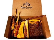 Mischbox: Die Bunte I Kausnack Vielfalt Hund I Schweineohr, Pferd, Lamm, Ziege