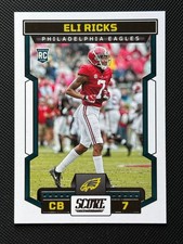 2023 Panini Score #390 Eli Ricks RC Philadelphia Eagles Football Card